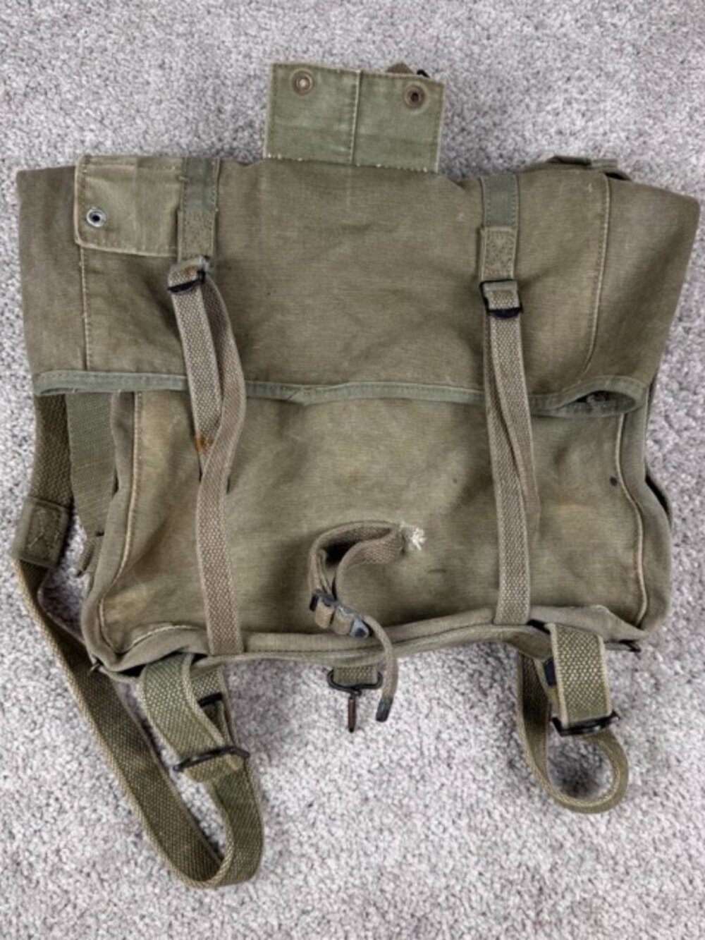 WW2 USMC US Marine Corps M41 M1941 Upper Field Pack Backpack Gear Equipment